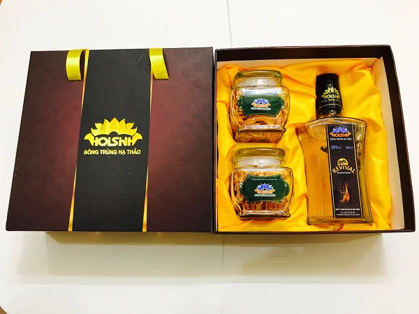 Địa chỉ nhận in hộp giấy đựng đông trùng hạ thảo chuyên nghiệp, uy tín