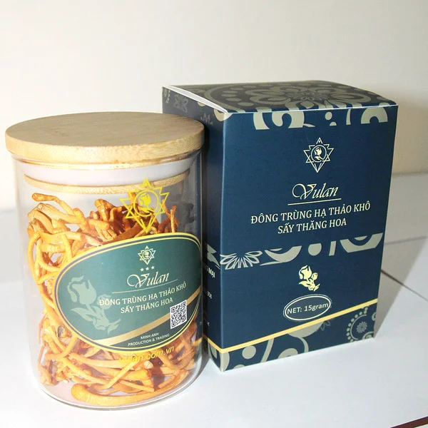 Địa chỉ nhận in hộp giấy đựng đông trùng hạ thảo chuyên nghiệp, uy tín