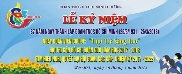 Nhận in backdrop Đại hội Đảng bộ Đoàn thanh niên đẹp, uy tín và chất lượng