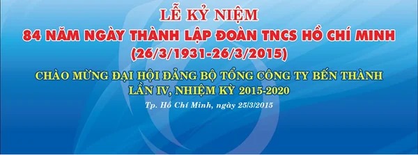 Nhận in backdrop Đại hội Đảng bộ Đoàn thanh niên đẹp, uy tín và chất lượng
