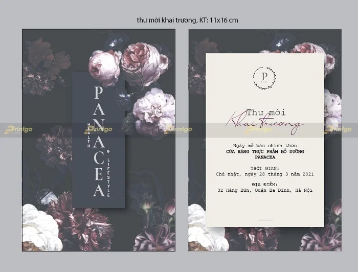 Printgo x Panacea: Thiết kế và in ấn bộ nhận diện thương hiệu độc đáo, ấn tượng