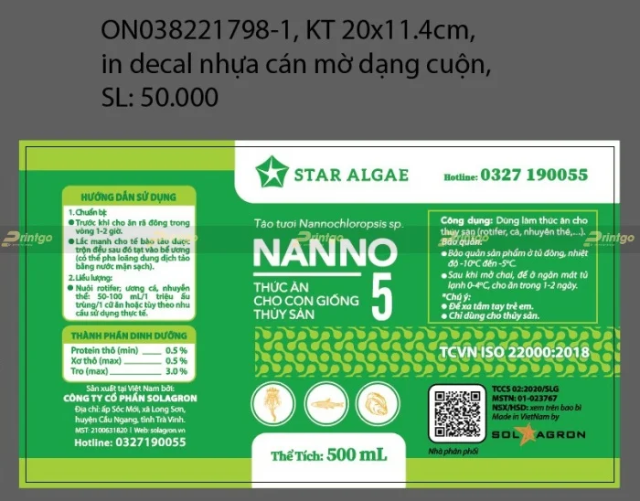 Printgo x Solagron: Review bộ decal nhựa dành cho ngành hàng thức ăn chăn nuôi