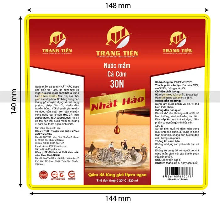 Printgo x Trang Tiên: Thiết kế và in ấn decal thiếc dạng cuộn cho ngành F&B