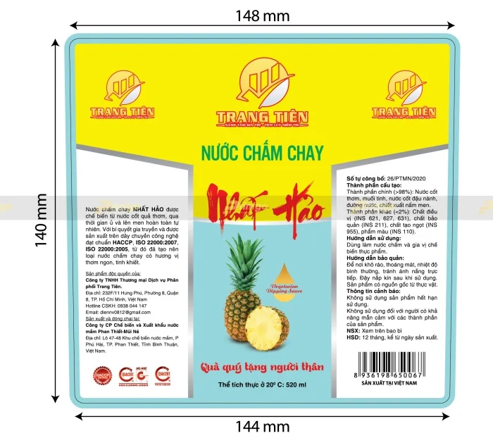 Printgo x Trang Tiên: Thiết kế và in ấn decal thiếc dạng cuộn cho ngành F&B
