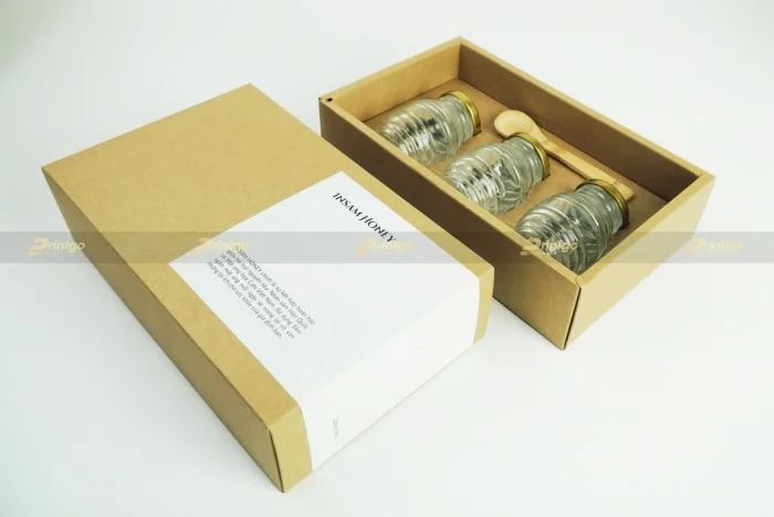 Printgo x Insam Honey: Thiết kế và in ấn hộp giấy kraft dành cho sản phẩm mật ong thiên nhiên