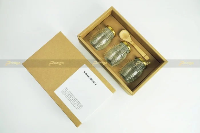 Printgo x Insam Honey: Thiết kế và in ấn hộp giấy kraft dành cho sản phẩm mật ong thiên nhiên