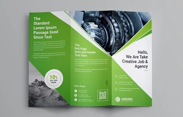 Brochure gấp 2, gấp 3
