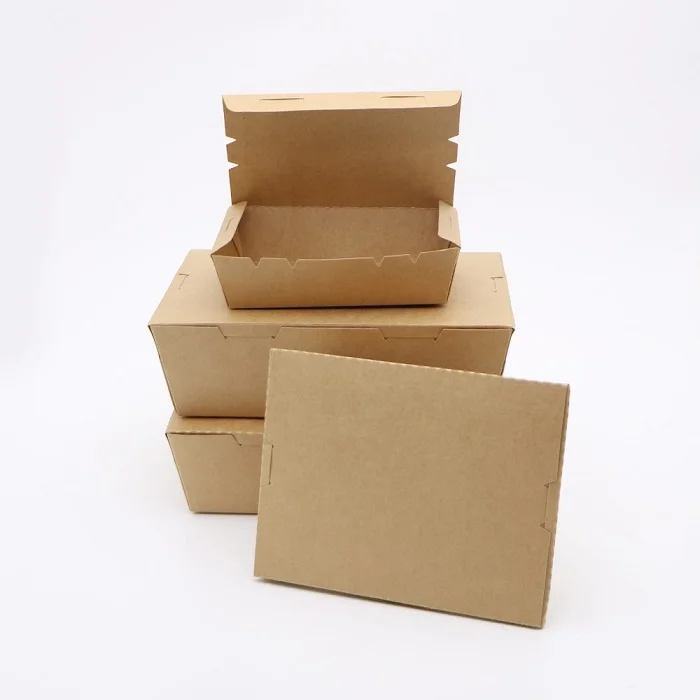 Địa chỉ thiết kế và in hộp giấy đựng cơm văn phòng số lượng lớn