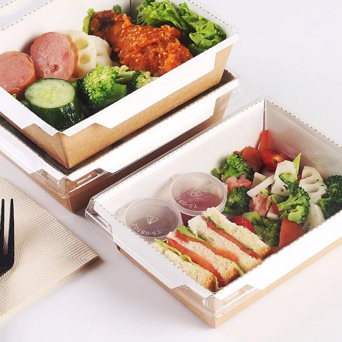 Địa chỉ thiết kế và in hộp giấy đựng cơm văn phòng số lượng lớn