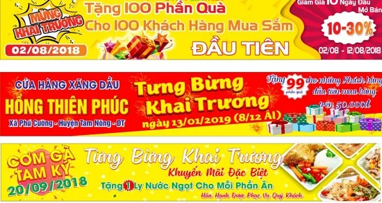 Băng rôn là gì? Vai trò của băng rôn trong quảng bá thương hiệu cho doanh nghiệp 