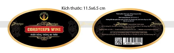 Printgo x Đông Thảo Nam: Trọn bộ bao bì cao cấp cho sản phẩm Đông trùng hạ thảo 