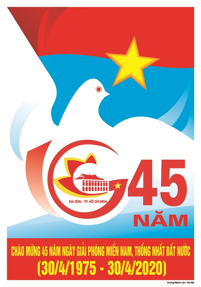 Tải miễn phí bộ tranh cổ động 30/4 đẹp và ấn tượng nhất