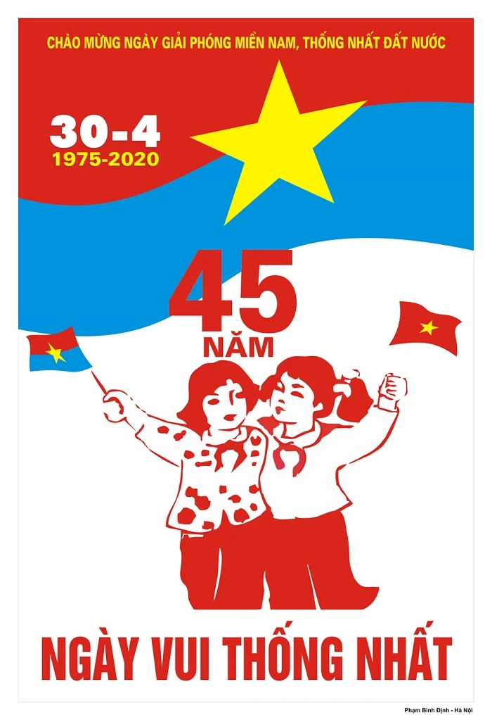 Tải miễn phí bộ tranh cổ động 30/4 đẹp và ấn tượng nhất