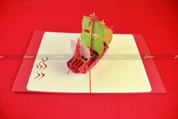 Thiệp pop up 3D - khúc biến tấu đặc biệt từ giấy mỹ thuật