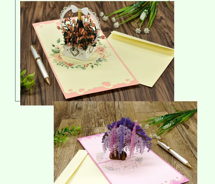 Thiệp pop up 3D - khúc biến tấu đặc biệt từ giấy mỹ thuật