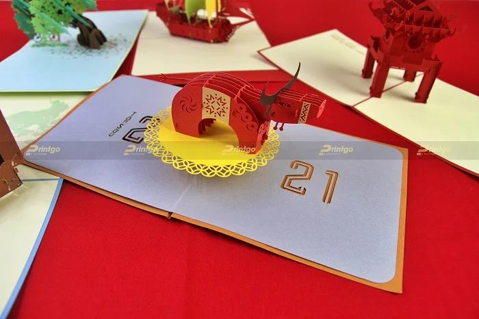 Thiệp pop up 3D - khúc biến tấu đặc biệt từ giấy mỹ thuật