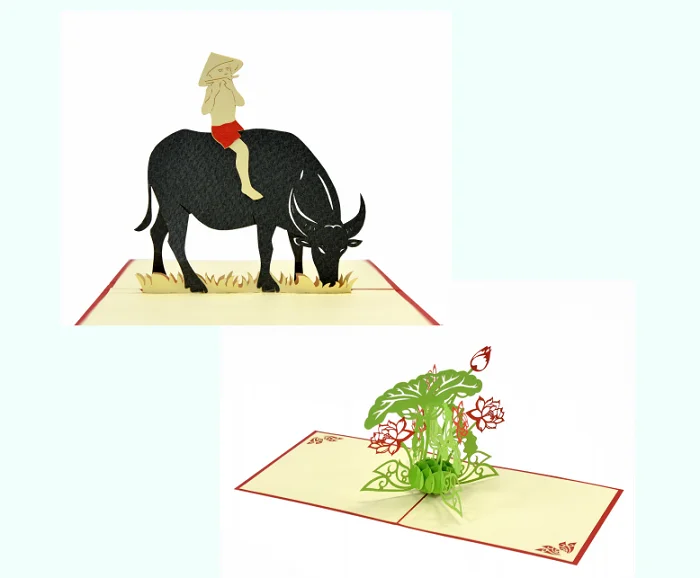 Thiệp pop up 3D - khúc biến tấu đặc biệt từ giấy mỹ thuật