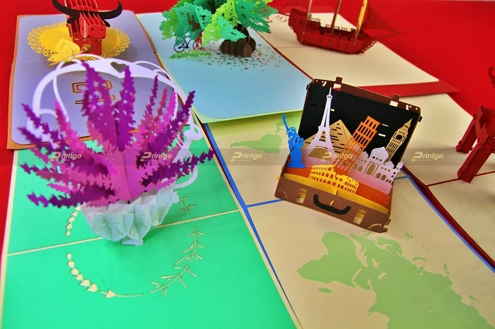 Thiệp pop up 3D - khúc biến tấu đặc biệt từ giấy mỹ thuật