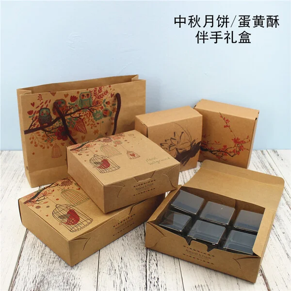 Xưởng in hộp bánh trung thu giấy kraft chuyên nghiệp, uy tín