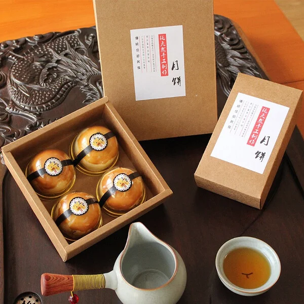 Xưởng in hộp bánh trung thu giấy kraft chuyên nghiệp, uy tín
