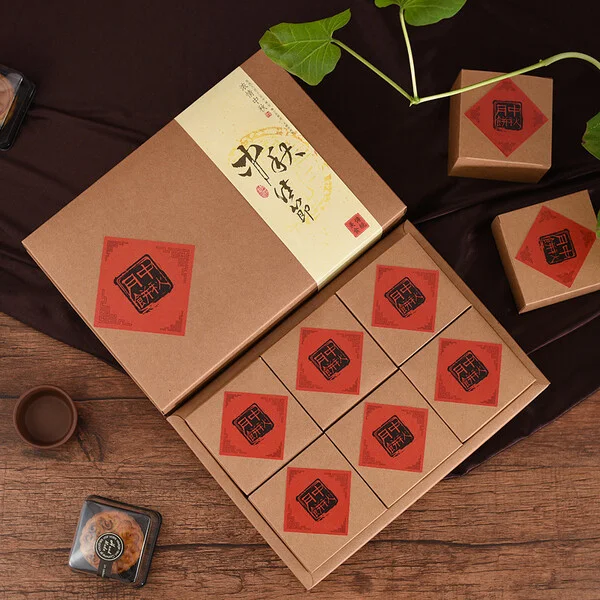 Xưởng in hộp bánh trung thu giấy kraft chuyên nghiệp, uy tín
