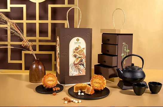Bộ sưu tập mẫu bánh trung thu hình trụ độc đáo và lạ mắt 