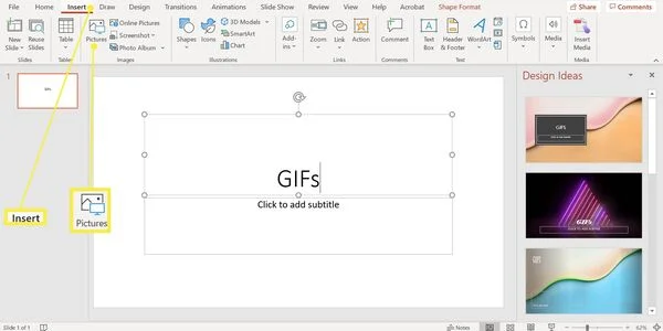 Tất tần tật các cách chèn GIF vào PowerPoint bạn nên biết