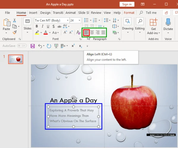 Hướng dẫn chi tiết cách căn lề trong PowerPoint