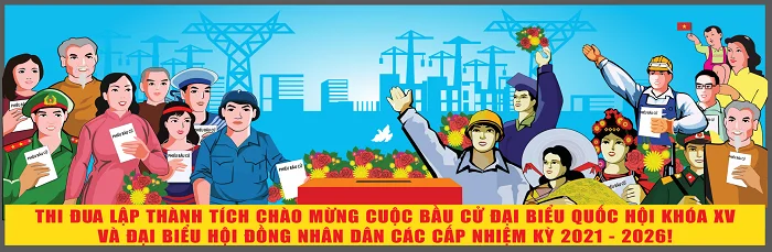 Download bộ tranh cổ động bầu cử Quốc hội ấn tượng nhất