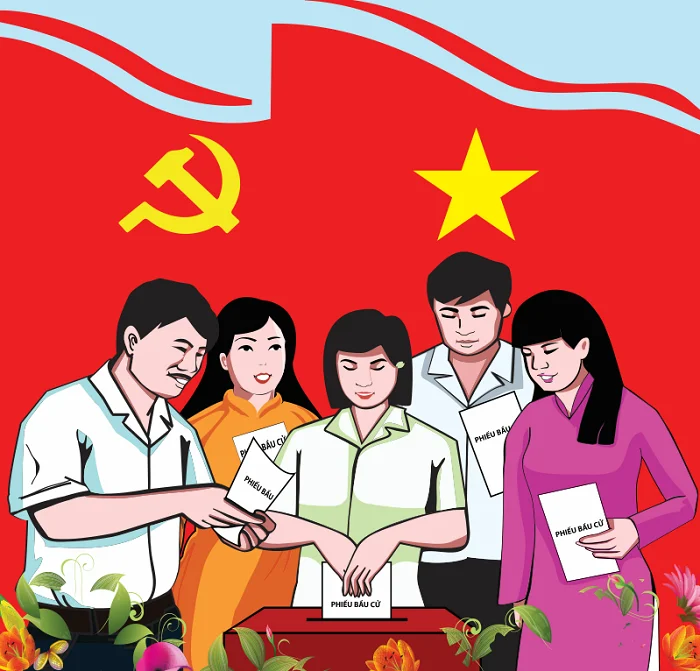 Download bộ tranh cổ động bầu cử Quốc hội ấn tượng nhất