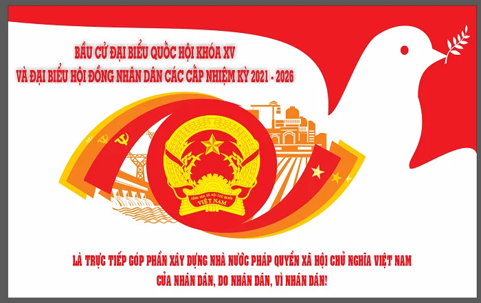 Download bộ tranh cổ động bầu cử Quốc hội ấn tượng nhất