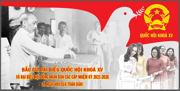 Download bộ tranh cổ động bầu cử Quốc hội ấn tượng nhất