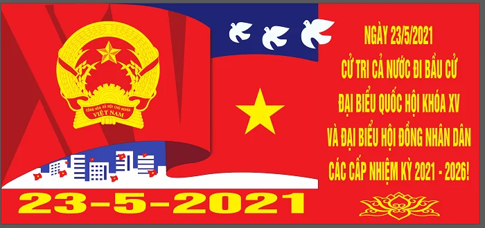 Download bộ tranh cổ động bầu cử Quốc hội ấn tượng nhất