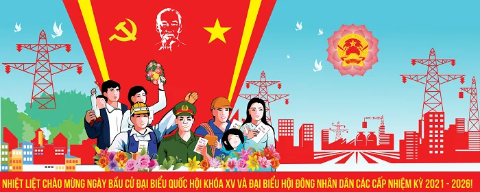 Download bộ tranh cổ động bầu cử Quốc hội ấn tượng nhất