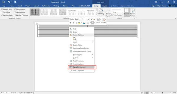 Hướng dẫn thiết kế card visit đẹp file word