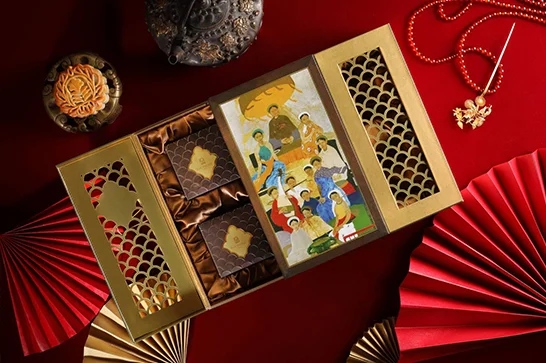 Hộp bánh trung thu Pan Pacific Hà Nội lưu giữ giá trị nghệ thuật truyền thống