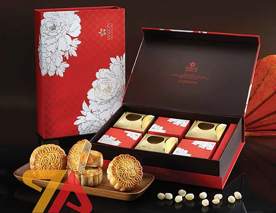 Hộp bánh trung thu nắp lật, xu hướng thiết kế hộp bánh trung thu cao cấp