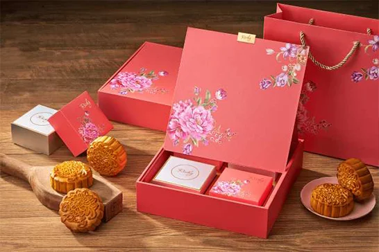 Hộp bánh trung thu nắp lật, xu hướng thiết kế hộp bánh trung thu cao cấp