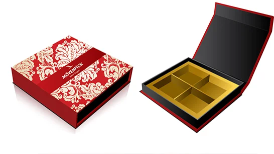 Hộp bánh trung thu nắp lật, xu hướng thiết kế hộp bánh trung thu cao cấp