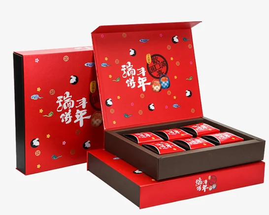 Hộp bánh trung thu nắp lật, xu hướng thiết kế hộp bánh trung thu cao cấp