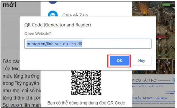 QUÉT MÃ QR CODE TRÊN GOOGLE CHROME NHƯ THẾ NÀO