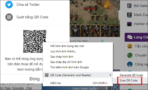 QUÉT MÃ QR CODE TRÊN GOOGLE CHROME NHƯ THẾ NÀO