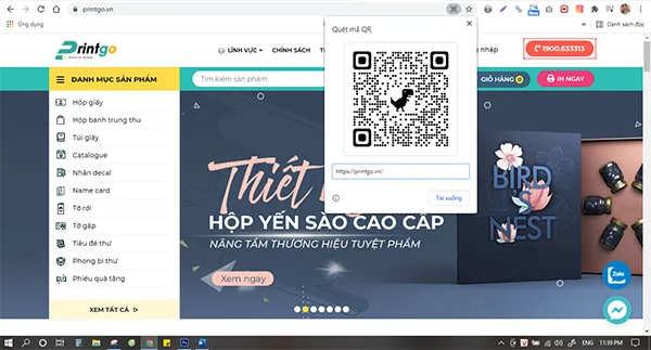 Sử dụng tính năng tạo mã QR code trên Chrome như thế nào?