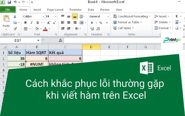 Tổng hợp các lỗi thường gặp trong Excel khiến bạn chán ngán và cách khắc phục
