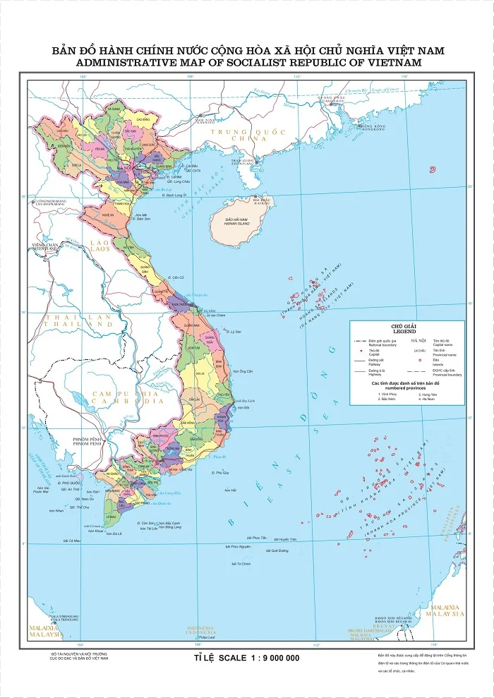 Download miễn phí bản đồ Việt Nam File Vector, Ai, Corel, PDF mới nhất