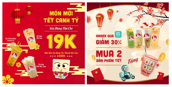 TOP 20+ banner quảng cáo trà sữa đẹp và hút mắt nhất hiện nay