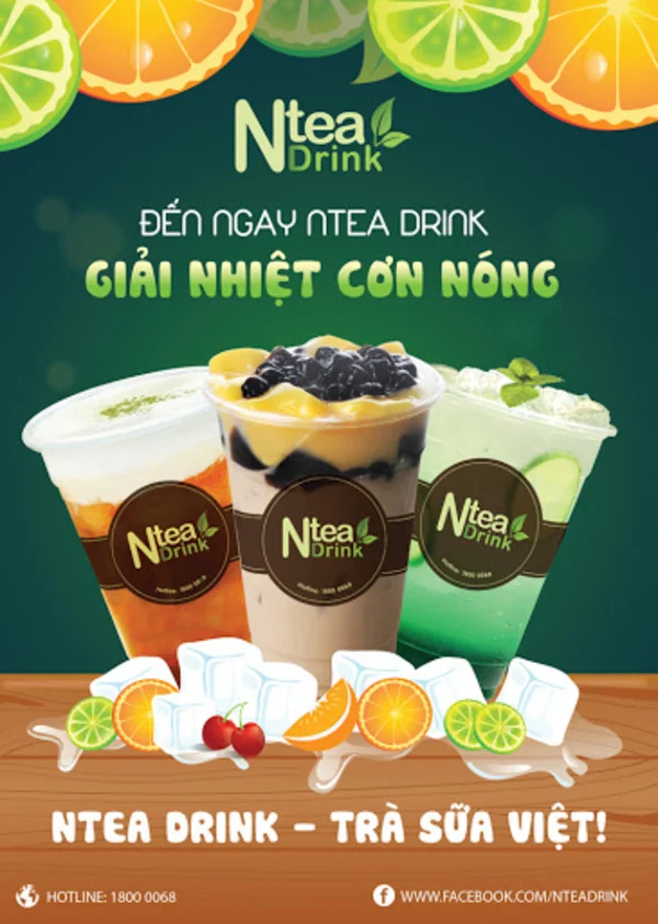 TOP 20+ banner quảng cáo trà sữa đẹp và hút mắt nhất hiện nay