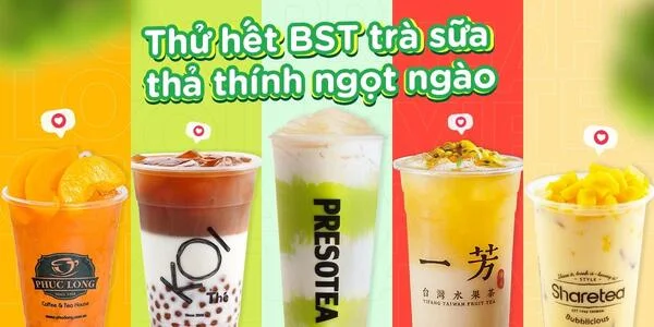TOP 20+ banner quảng cáo trà sữa đẹp và hút mắt nhất hiện nay