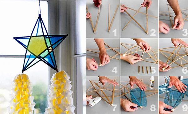 3 cách trang trí lồng đèn ngôi sao đơn giản mà đẹp nhất