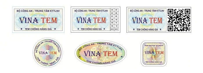 Download trọn bộ tem chống hàng giả vector mới nhất